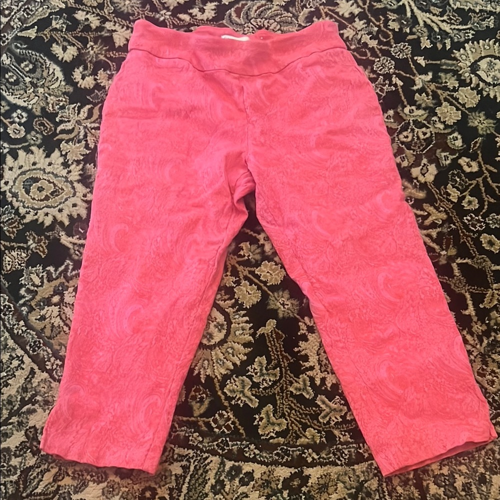 Cato Size 14 Paisely Stretch Capris